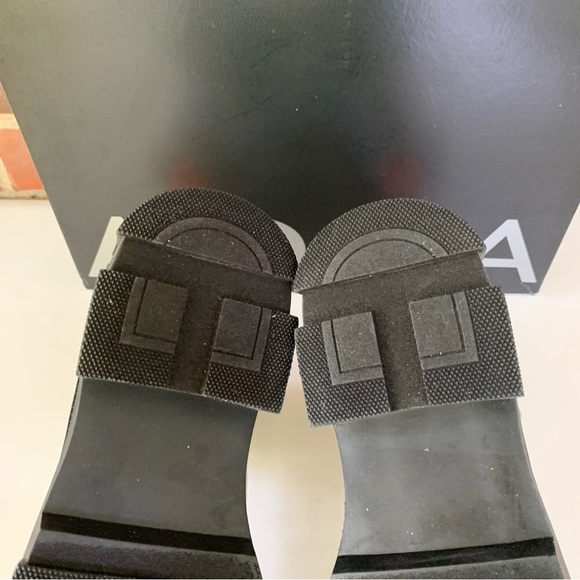 Aqua Womens Hiker Block Heel White Lace Up Hiking Ankle Boots US 7.5 M - Picture 6 of 9